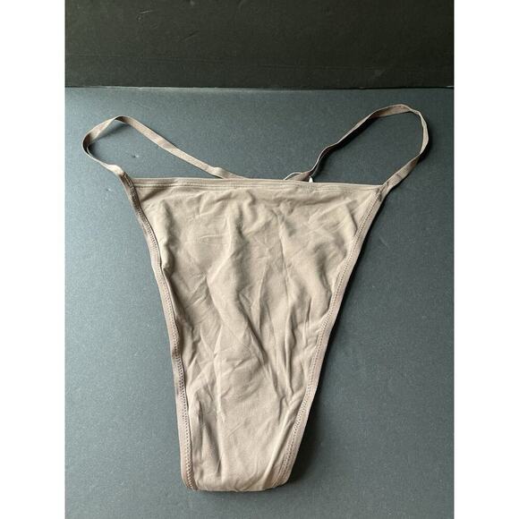 Skims Thong Underwear Womens Size 4x Umber Stretch Lingerie (2) New - Picture 9 of 9